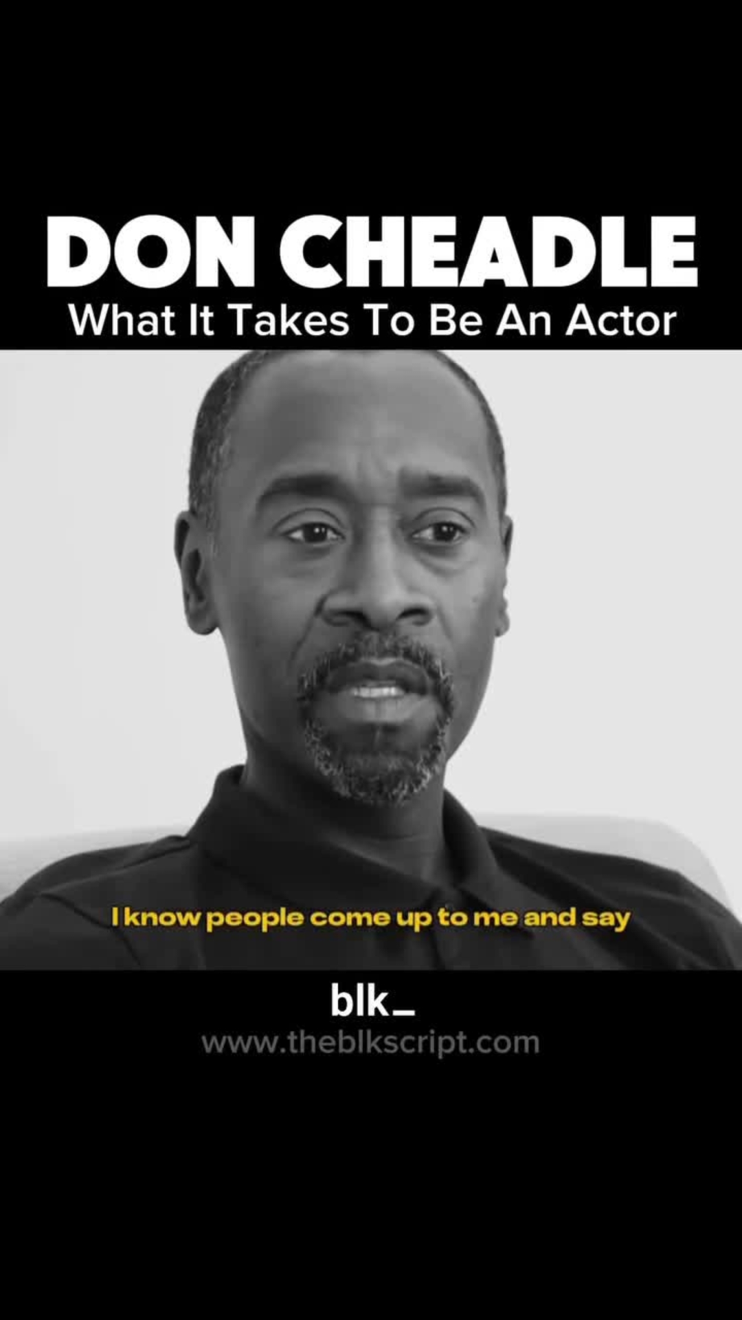 What It Takes To Be An Actor