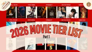 2026 MOVIES TIER LIST Part 1