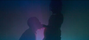 Don't Be Desperate (2022) Still – D. Woods as Aliyah Stanbeck and Blair Anthony Hall as Terrence Franklin